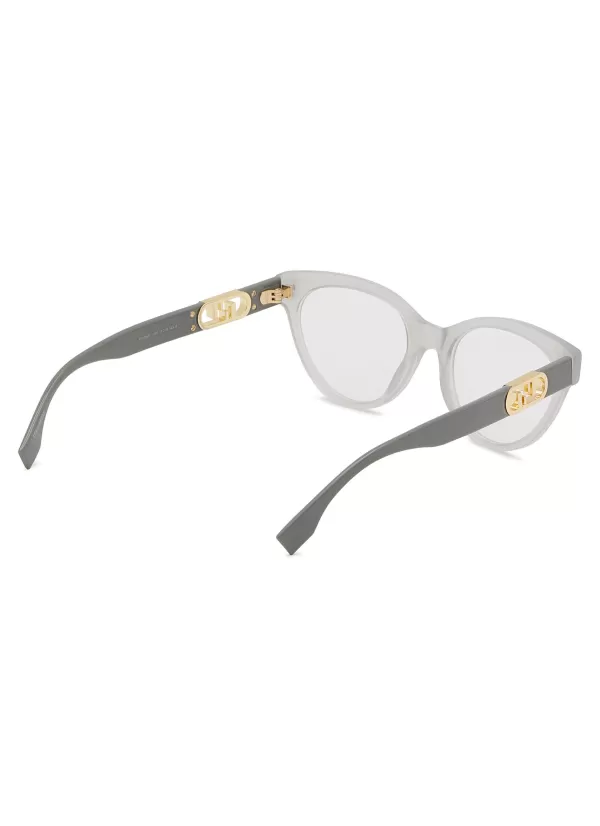 Eyewear>FENDI O'Lock Acetate Cateye Optical Glasses