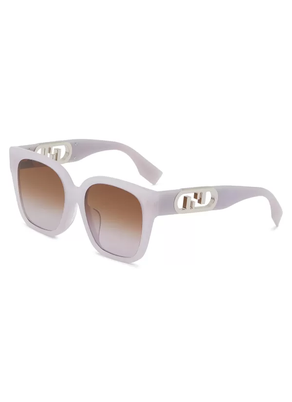 Eyewear>FENDI O'Lock Acetate Sunglasses