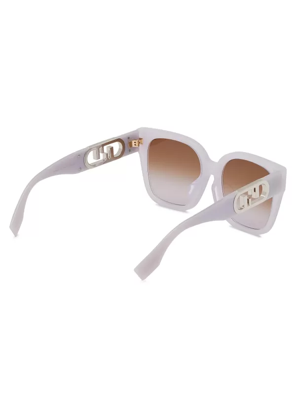 Eyewear>FENDI O'Lock Acetate Sunglasses