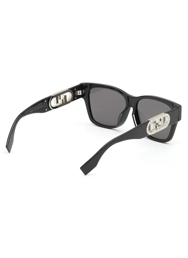 Eyewear>FENDI O'Lock Acetate Sunglasses