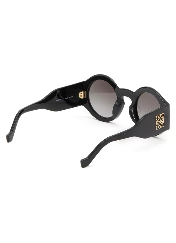 Eyewear>LOEWE Oval Acetate Sunglasses