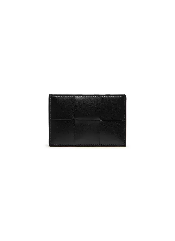 Small Leather Goods>BOTTEGA VENETA Oversize Intrecciato Leather Cardholder