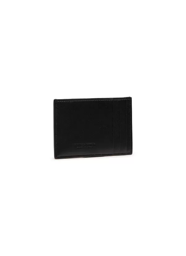 Small Leather Goods>BOTTEGA VENETA Oversize Intrecciato Leather Cardholder