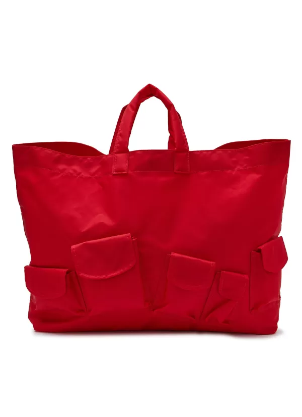 Tote Bags>COMME DES GARÇONS SHIRT Oversized Nylon Tote Bag