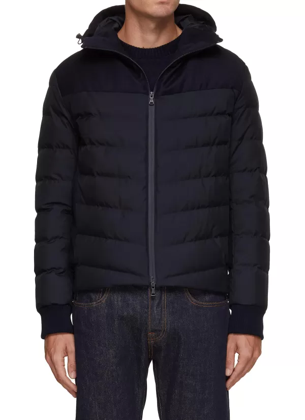 Puffer>PAUL & SHARK Padded And Hooded Jacket