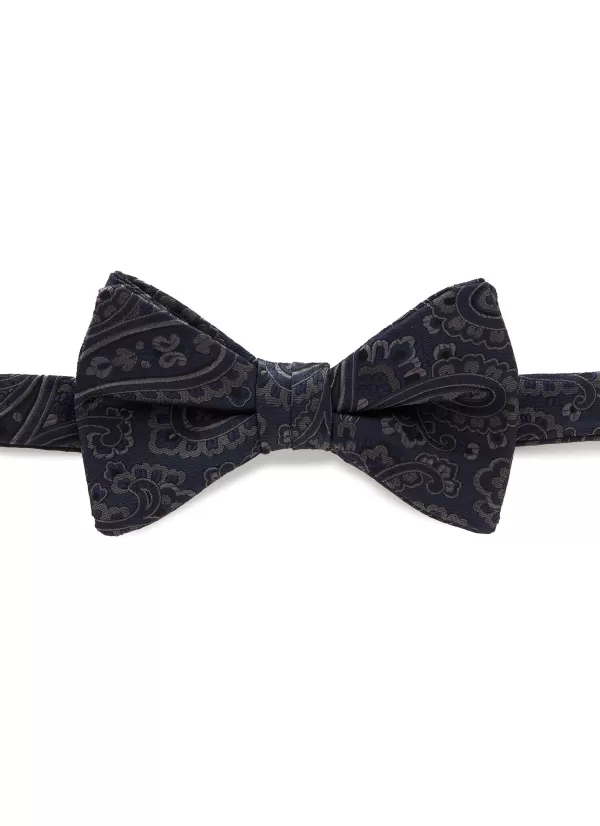 Ties>STEFANOBIGI MILANO Paisley Jacquard Silk Bow Tie