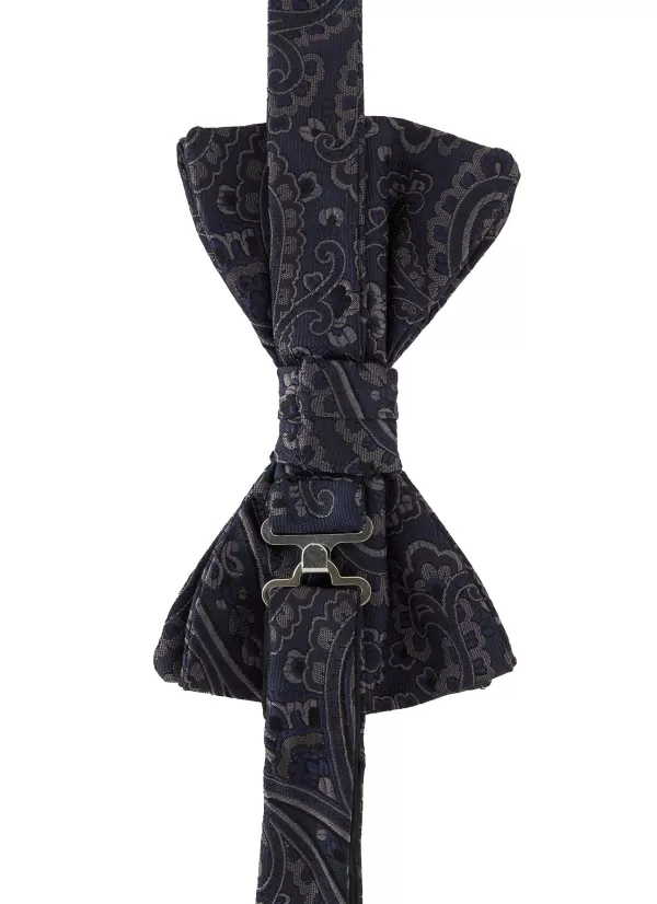 Ties>STEFANOBIGI MILANO Paisley Jacquard Silk Bow Tie