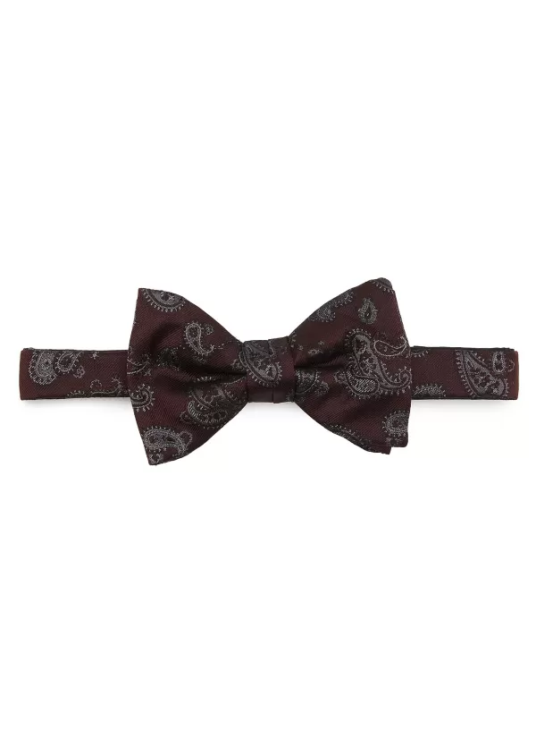 Ties>STEFANOBIGI MILANO Paisley Silk Jacquard Bow Tie