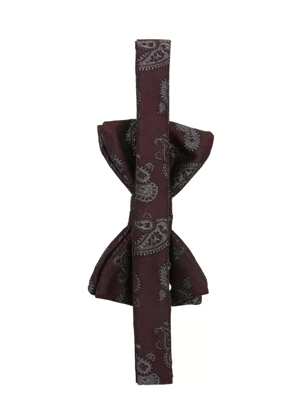 Ties>STEFANOBIGI MILANO Paisley Silk Jacquard Bow Tie