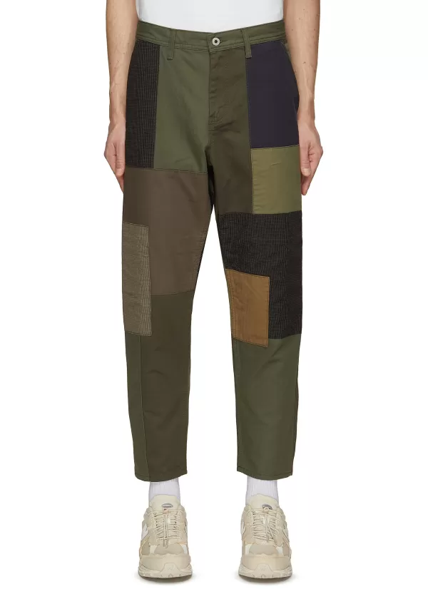 Pants>FDMTL Patchwork Cotton Pants