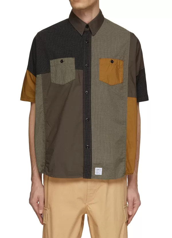 Shirts>FDMTL Patchwork Shirt