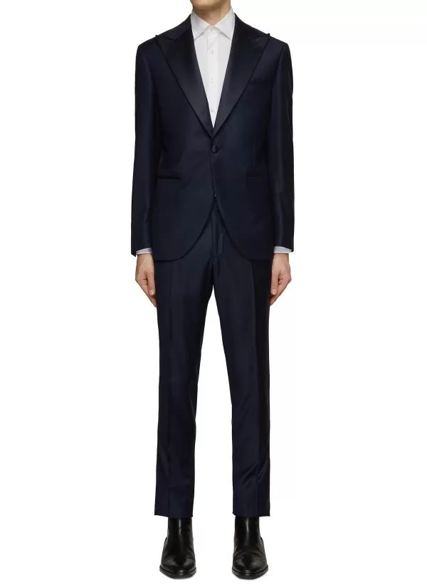 Suits>EQUIL Peak Lapel Loro Piana Super 150S Tuxedo