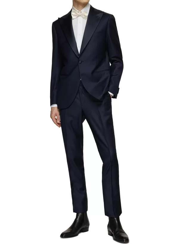 Suits>EQUIL Peak Lapel Loro Piana Super 150S Tuxedo