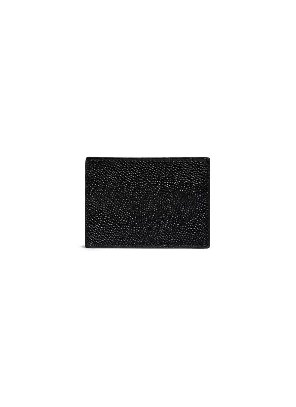 Small Leather Goods>THOM BROWNE Pebble Grain Leather Cardholder