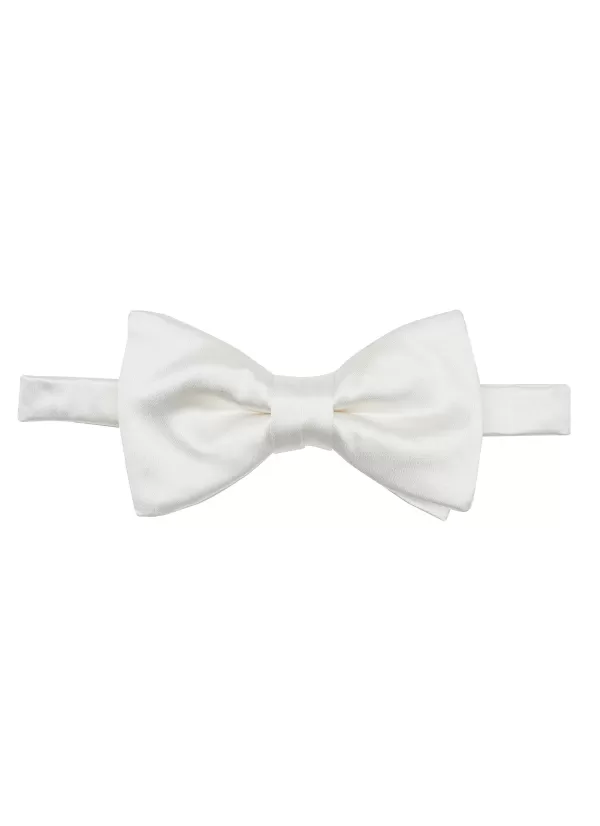 Ties>STEFANOBIGI MILANO Permanent Satin Plain Silk Bow Tie