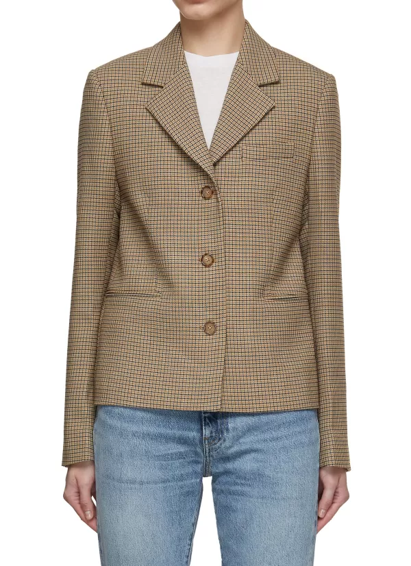 Jackets>TOTEME Petite Houndstooth Blazer