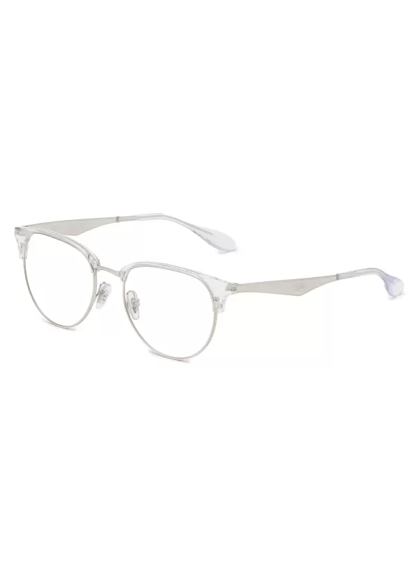 Eyewear>RAY BAN Phantos Metal Wayfarer Optical Glasses