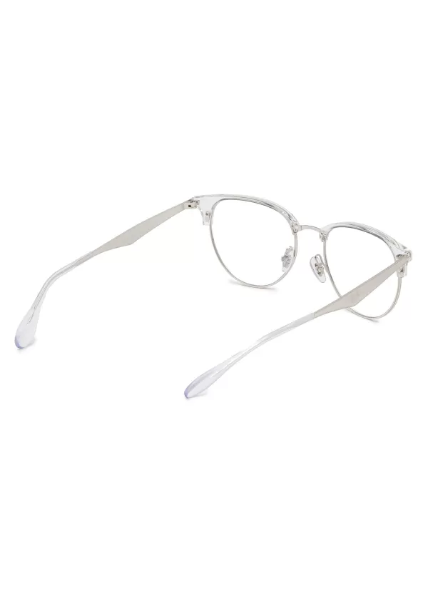 Eyewear>RAY BAN Phantos Metal Wayfarer Optical Glasses