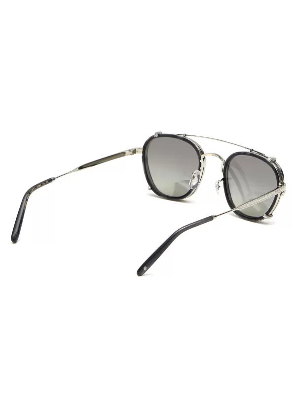 Eyewear>OLIVER PEOPLES ACCESSORIES Pillow Metal Round Sunglasses