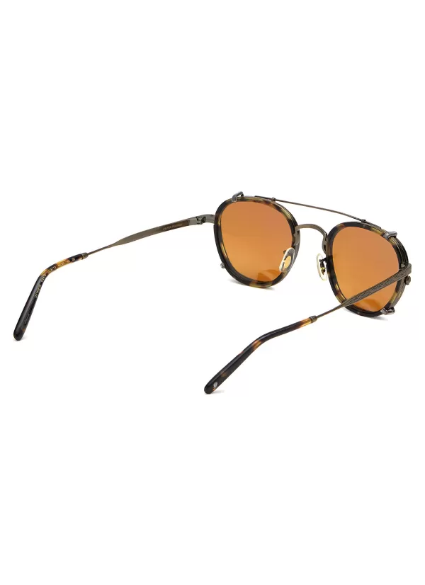 Eyewear>OLIVER PEOPLES ACCESSORIES Pillow Metal Round Sunglasses