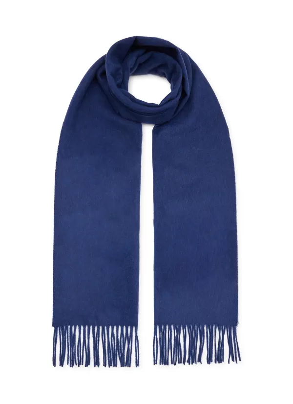 Scarves>JOHNSTONS OF ELGIN Plain Wide Cashmere Scarf