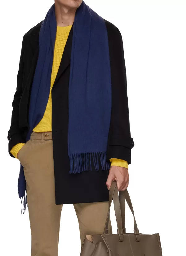 Scarves>JOHNSTONS OF ELGIN Plain Wide Cashmere Scarf