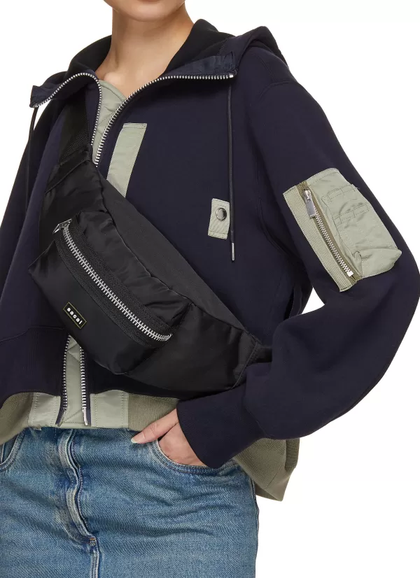 Crossbody>SACAI Pocket Bum Canvas Pouch