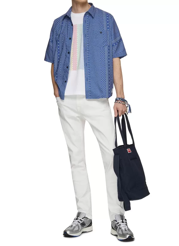 Shirts>FDMTL Printed Sashiko Shirt