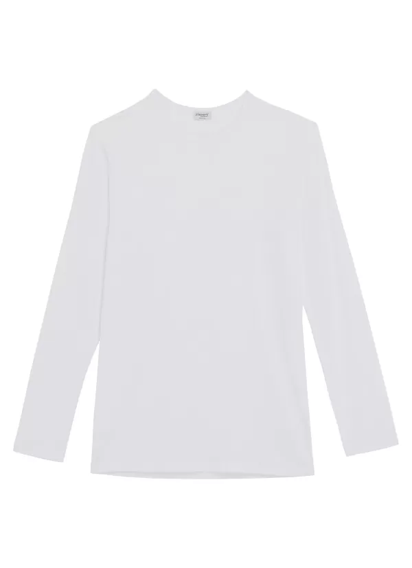 T-Shirts>ZIMMERLI Pureness' Modal Blend Long Sleeve Undershirt