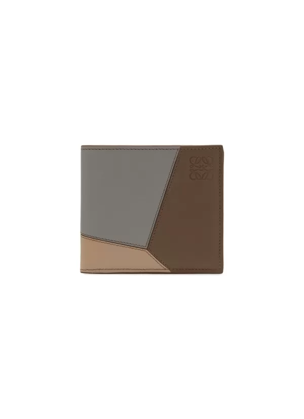 Small Leather Goods>LOEWE Puzzle Bifold Leather Wallet