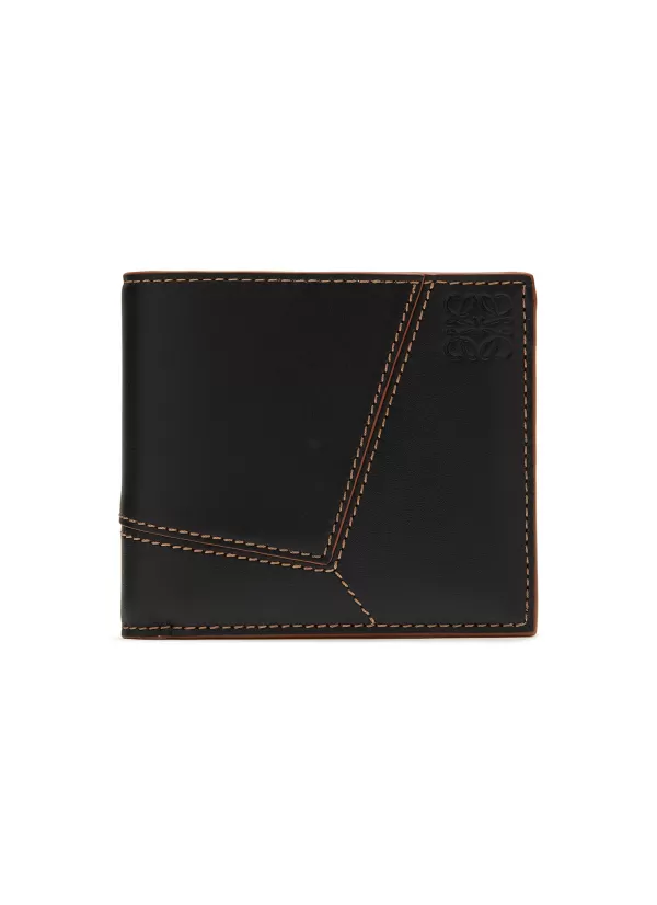 Small Leather Goods>LOEWE Puzzle' Contrast Stitching Leather Bifold Wallet