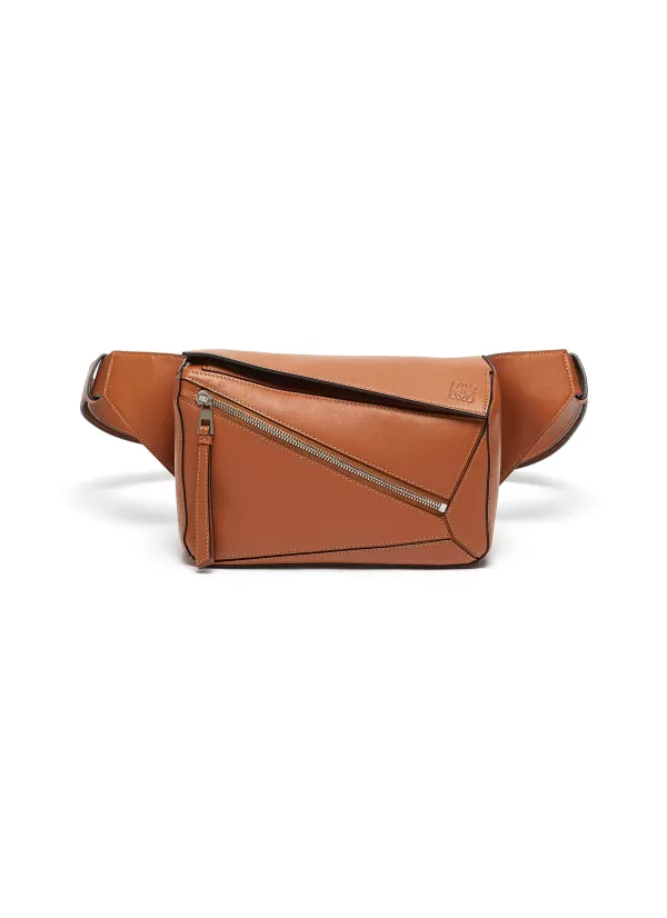 Shoulder Bags>LOEWE Puzzle' Geometric Panel Small Leather Bumbag