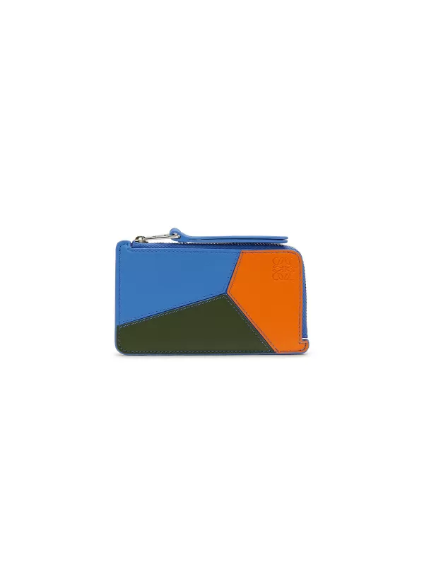 Small Leather Goods>LOEWE Puzzle Leather Coin Cardholder