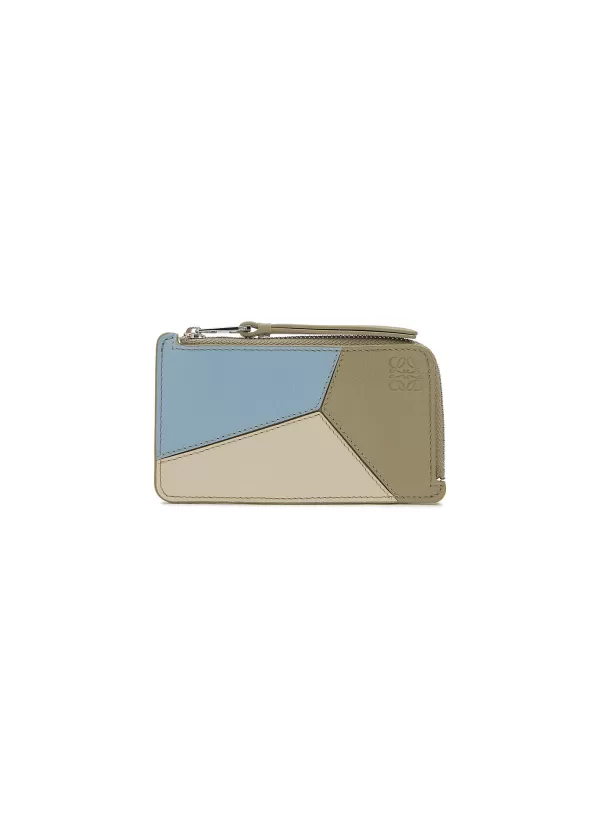 Small Leather Goods>LOEWE Puzzle Leather Coin Cardholder