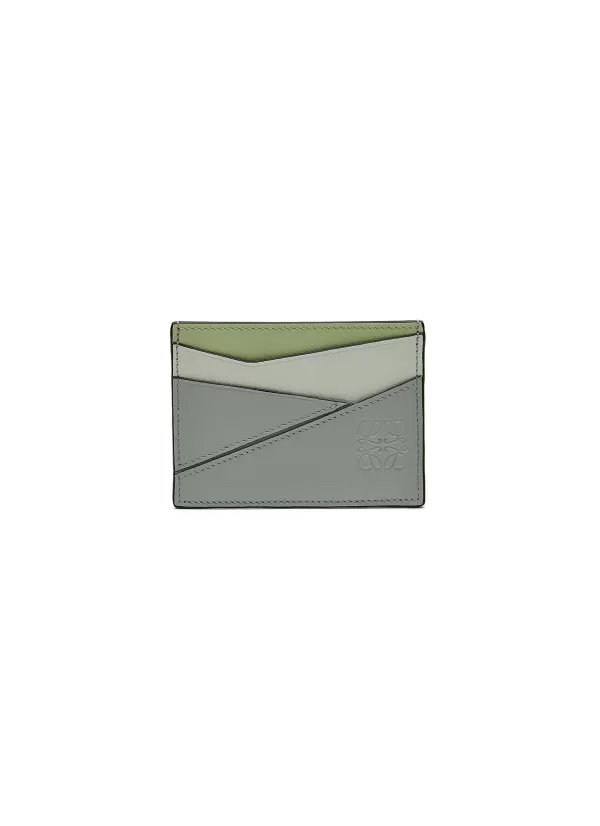 Small Leather Goods>LOEWE Puzzle' Plain Calf Leather Cardholder