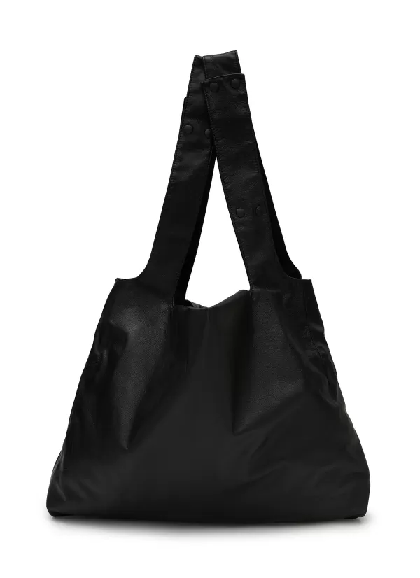 Tote Bags>DISCORD YOHJI YAMAMOTO Re Dot Leather Tote Bag