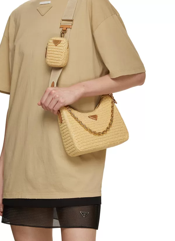 Crossbody>PRADA Re-Edition Crochet Crossbody Bag