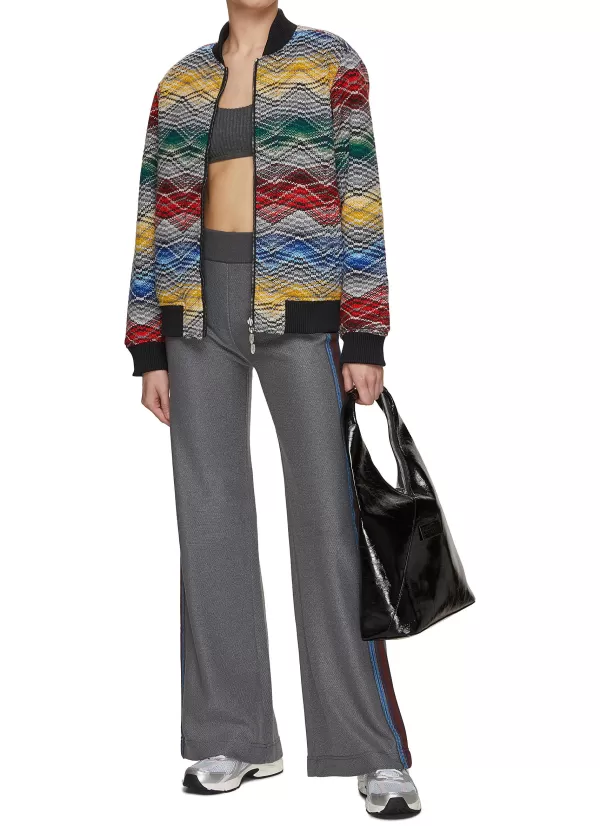 Jackets>MISSONI Reversible Rainbow Bomber Jacket