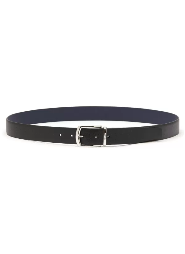 Belts>PRADA Reversible Saffiano Leather Belt