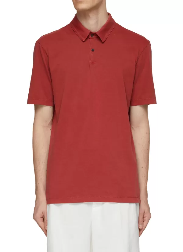 Polos>JAMES PERSE Revised Standard Polo Shirt