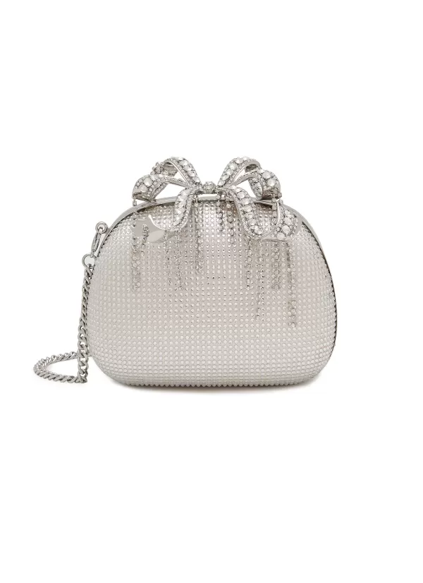 Clutch Bags>SELF-PORTRAIT Rhinestone Embellished Clutch Bag