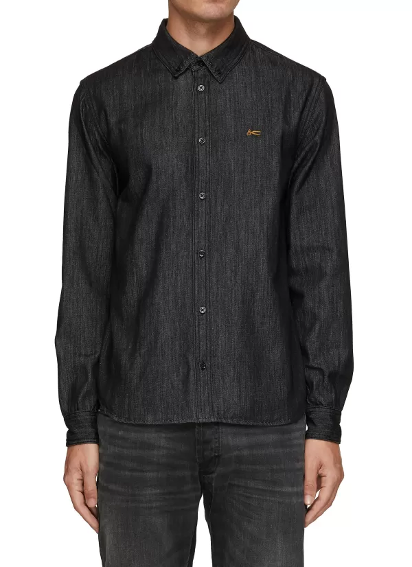 Shirts>DENHAM Rich Reg Denim Button Up Shirt