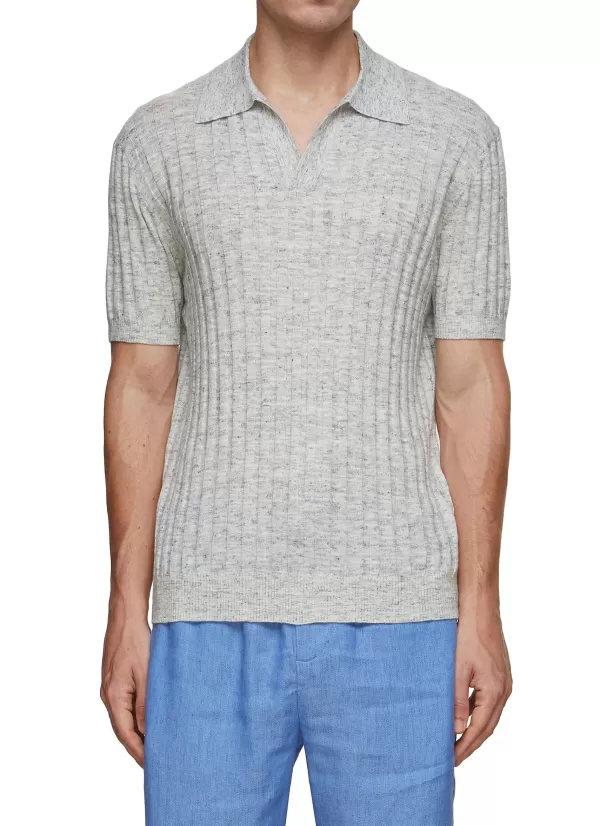 Polos>FRESCOBOL CARIOCA Rino Knit Polo Shirt