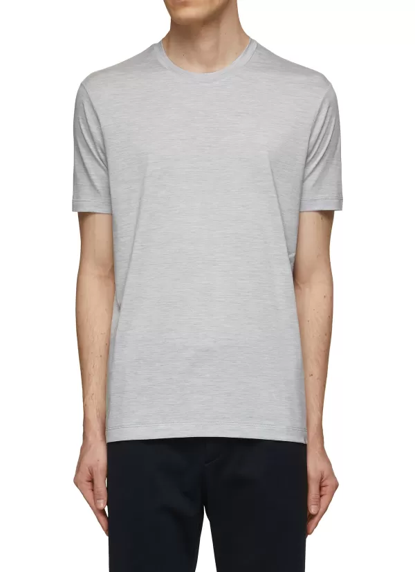 T-Shirts>PAUL & SHARK Riveria Cotton Silk T-Shirt