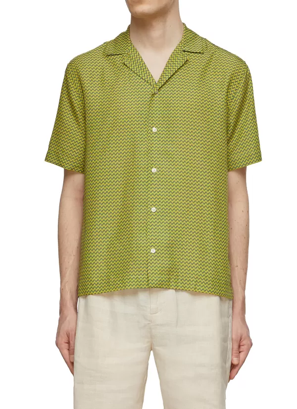 Shirts>FRESCOBOL CARIOCA Roberto Print Shirt