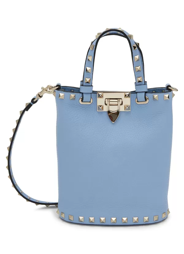 Crossbody>VALENTINO Rockstud Calfskin Pouch Bag