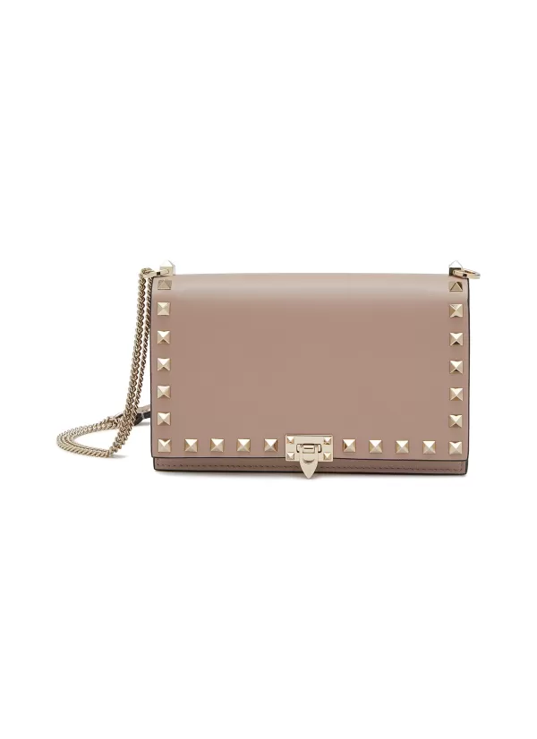 Crossbody>VALENTINO Rockstud Chain Strap Pouch