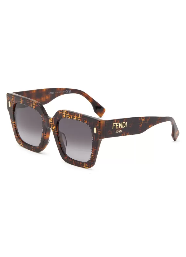 Eyewear>FENDI Roma Acetate Sunglasses