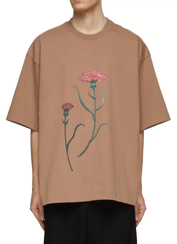 T-Shirts>SONG FOR THE MUTE Romance Relaxed Fit Crewneck T-Shirt