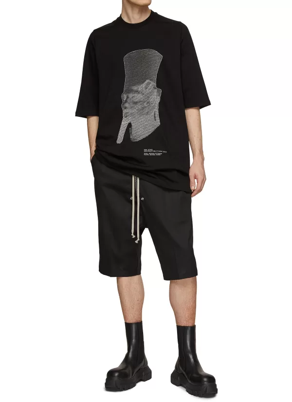 T-Shirts>RICK OWENS Ron Head Jumbo T-Shirt